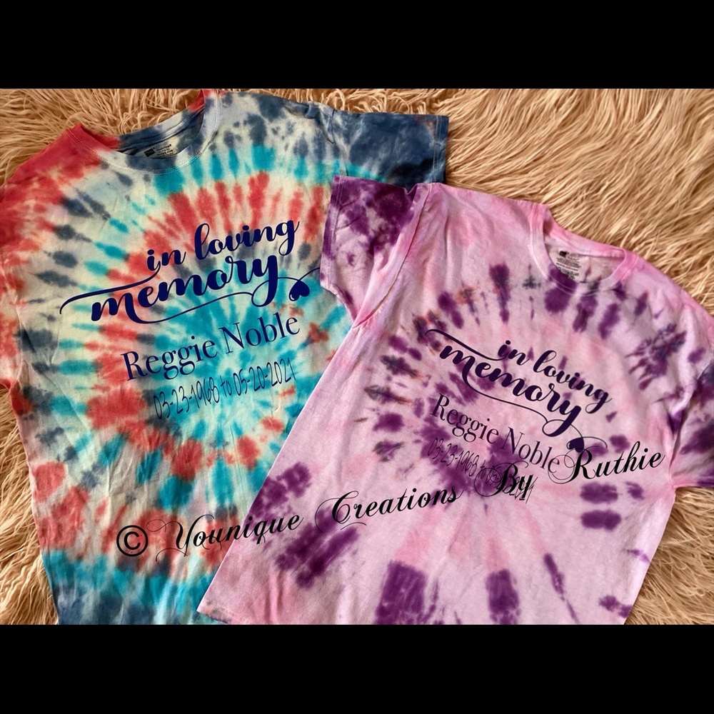 Tie Dye shirts - Picture 2 of 3